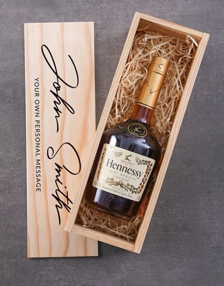 Personalised Hennessy VS Printed Crate