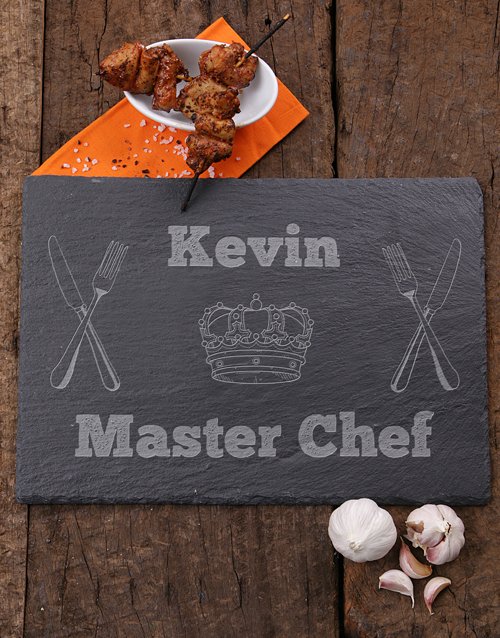 Master Chef Personalised Slate Board