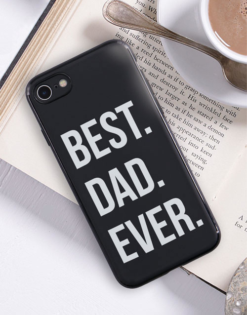 Personalised Best Ever Black iPhone Cover