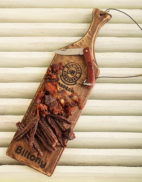 Trudeau Board with Assorted Biltong