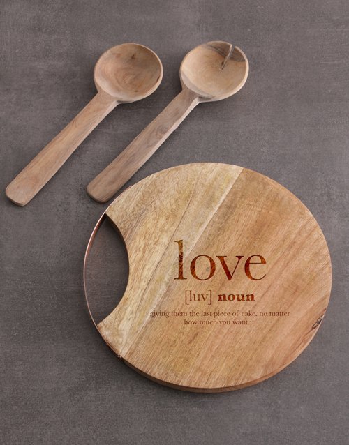 Love Round Chopping Board