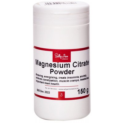 Sally Ann Creed Magnesium Citrate 150g