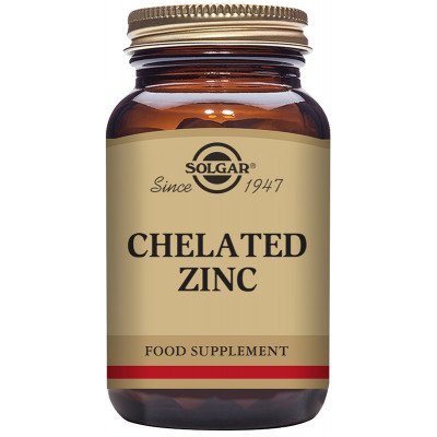 Solgar Chelated Zinc Tablets - Pack of 100