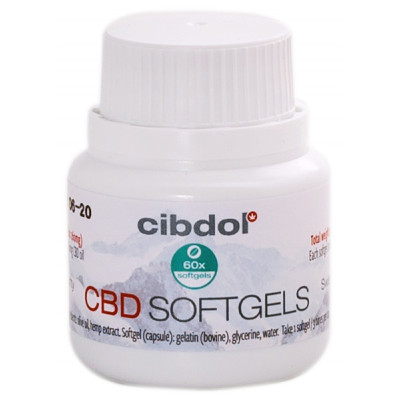 Cibdol CBD Softgel Capsules 10%