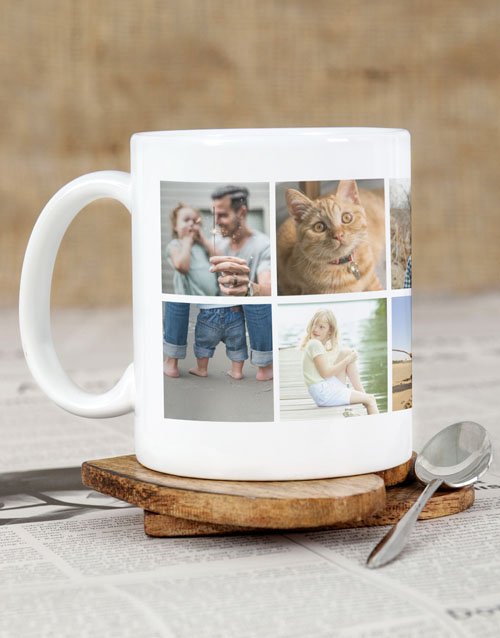 Photo Carousel Personalised Mug
