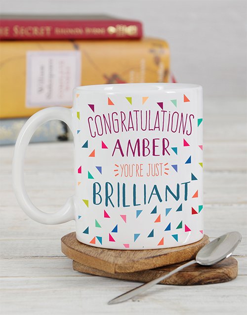 Congratulations Personalised Mug