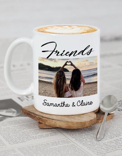 Friendship Photo Personalised Mug