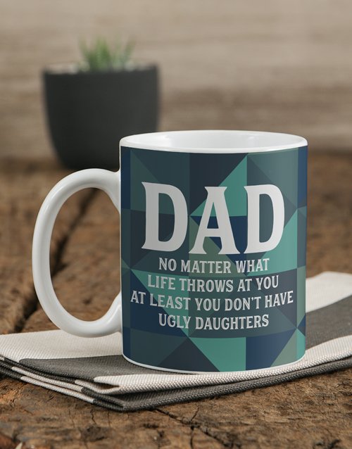 Geo Dad Personalised Mug