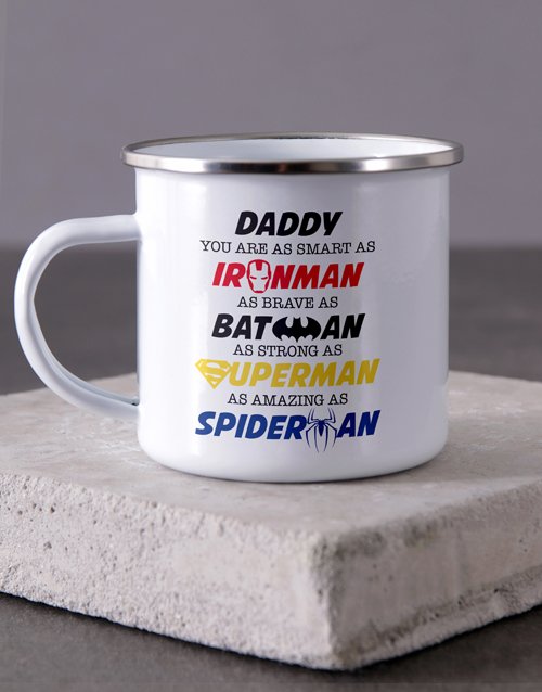 Favourite Superhero Camper Personalised Mug