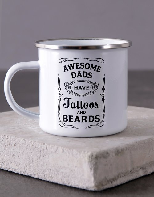 Awesome Dad Camper Personalised Mug