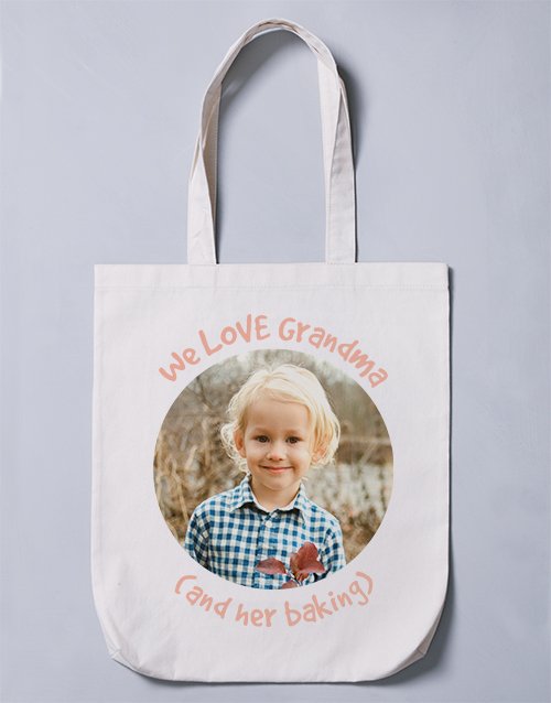 Personalised Love Grandma Tote Bag