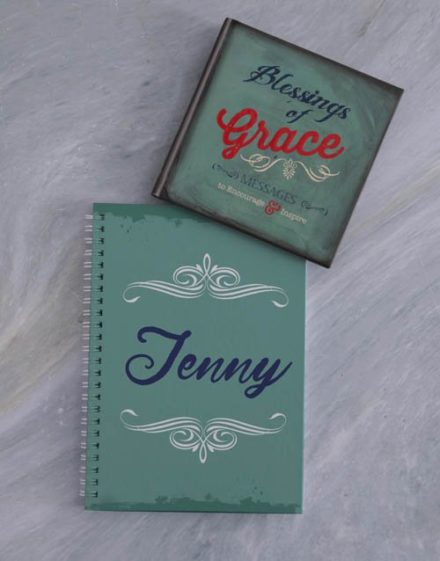 Personalised Notebook And Blessings of Grace