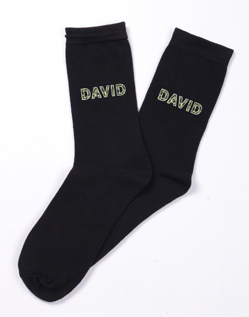 Personalised Camo Socks