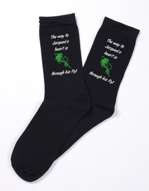 Personalised Fly Fishing Socks