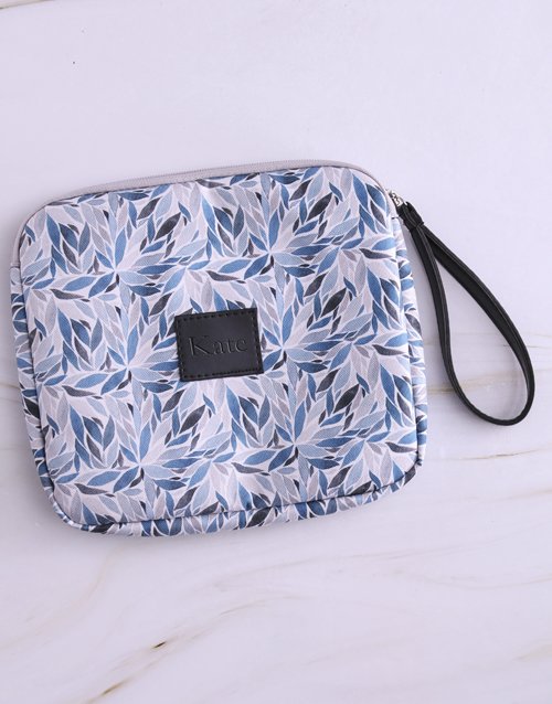 Personalised Pretty Protea Tablet Zip Up Pouch
