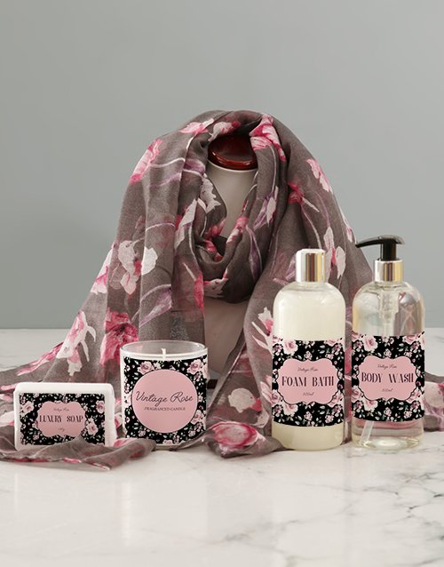 Vintage Floral Gift Set