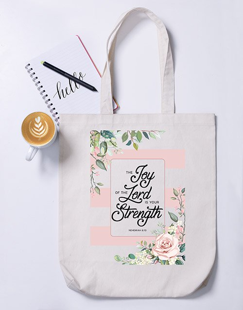 Joy of the Lord Tote Bag