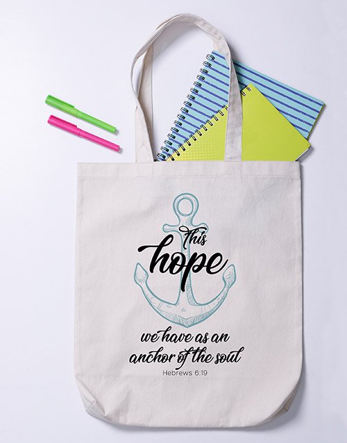 Hope Anchor Soul Tote Bag