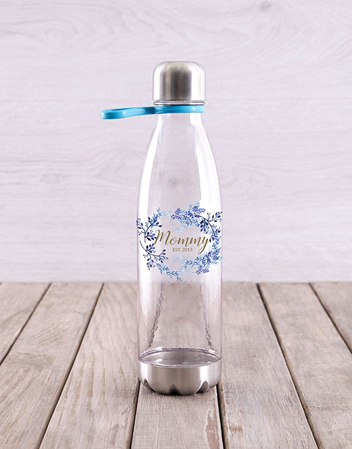Personalised Mama Water Bottle activewear Personalised Mama Water Bottle
