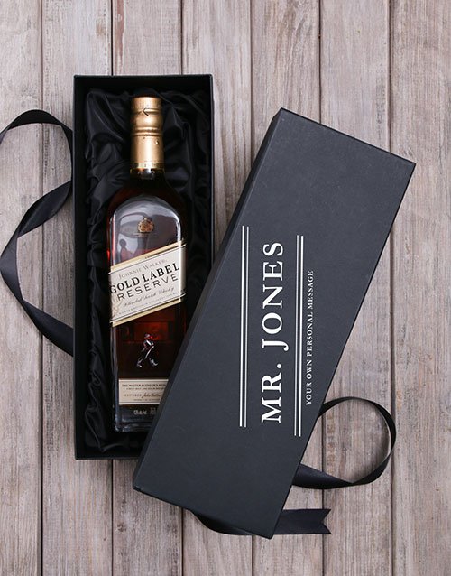 fine-alcohol Personalised Johnnie Walker Whisky Box