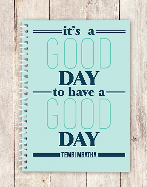 personalised Personalised Its A Good Day Notebook