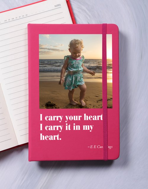 personalised Personalised My Heart A5 Notebook