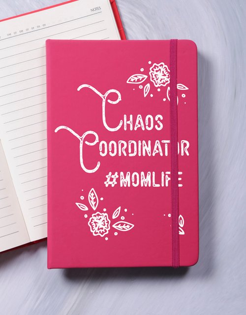 personalised Momlife A5 Notebook