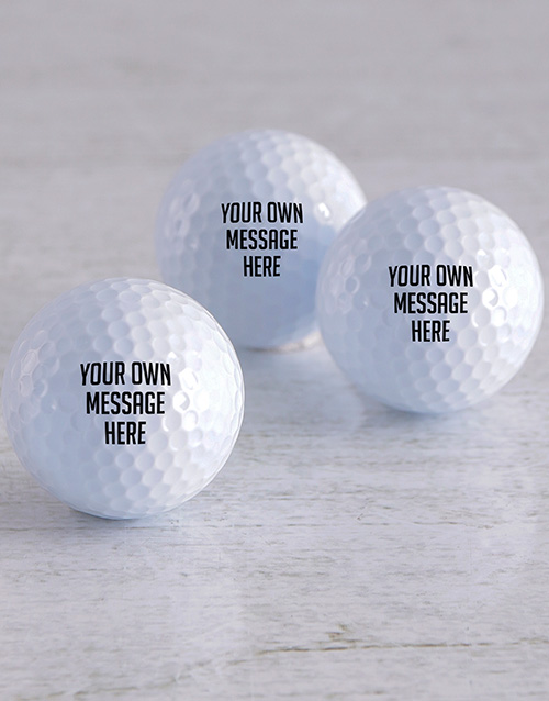 activewear Personalised Message Golf Balls