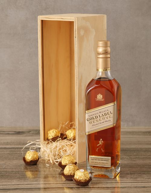 fine-alcohol Johnnie Walker Gold Label Reserve Crate