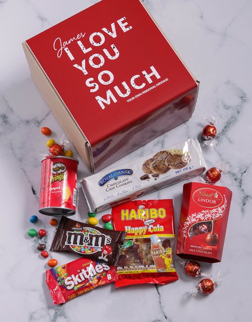 Personalised Love You Gourmet Box