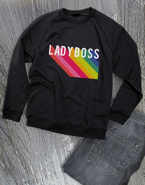 clothing Rainbow Boss Ladies Sweatshirt