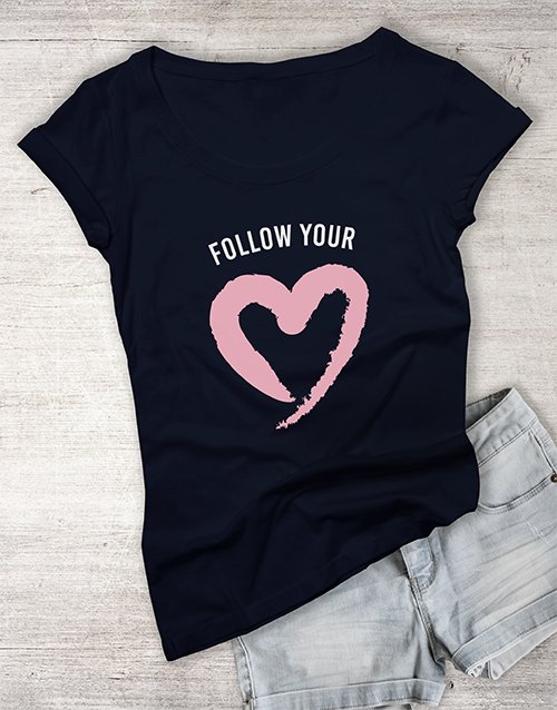 clothing Follow Your Heart Ladies T Shirt
