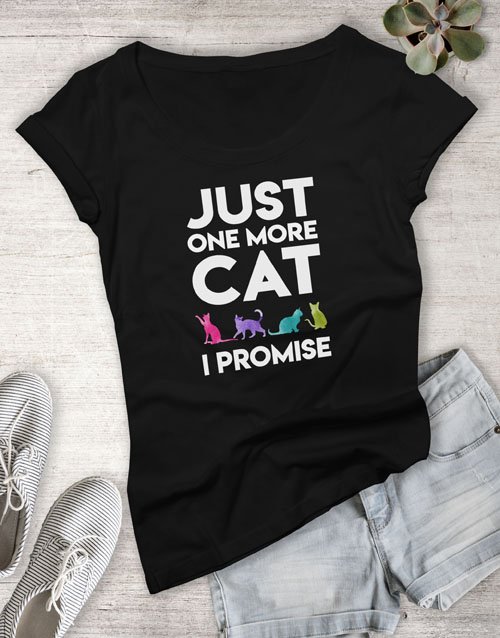 clothing One More Cat Ladies T Shirt