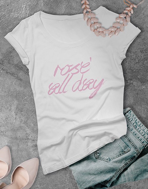 clothing Rose All Day Ladies T Shirt