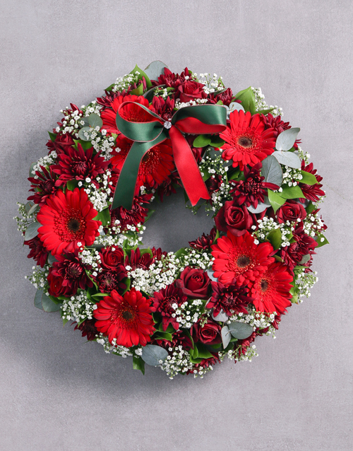 flowers Ray of Roses Sympathy Wreath