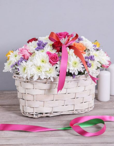 flowers Mixed Sympathy Basket