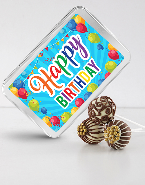 birthday Birthday Chocolate Cake Pops