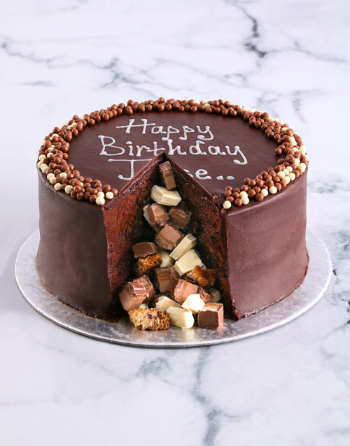 birthday Chocolate Pinata Cake