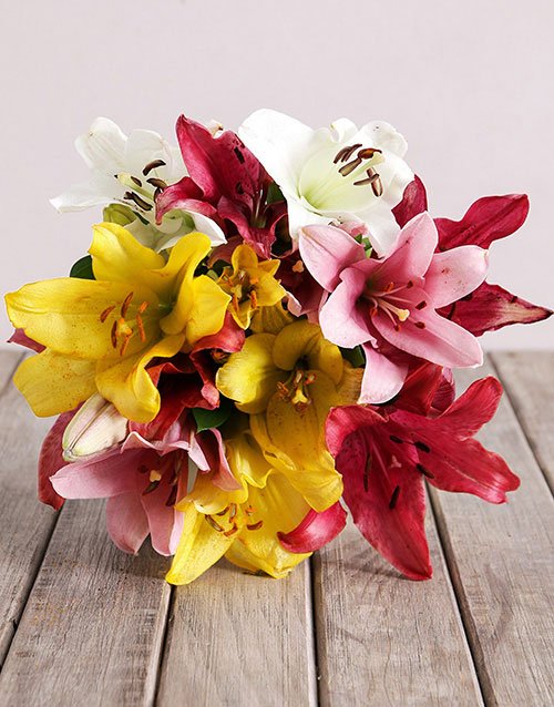 Assorted Lily Mix Bouquet