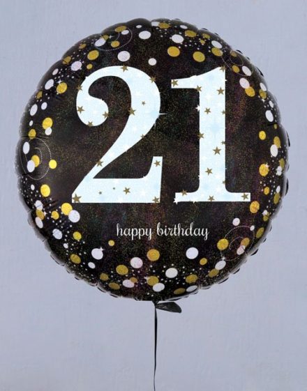 birthday Terrific Twenty First Birthday Balloon