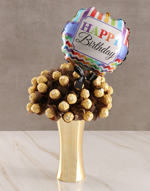 birthday Happy Birthday Chocolate Bouquet
