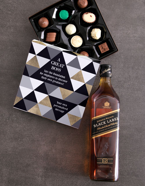 Personalised Greatness Alcohol Truffle Box