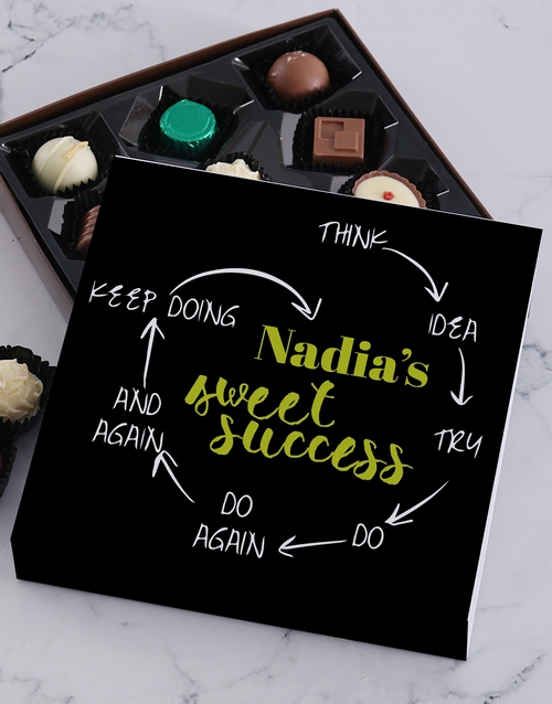 Personalised Sweet Success Choc Tray