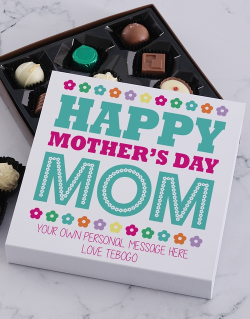 Personalised Happy Mothers Day Choc Tray