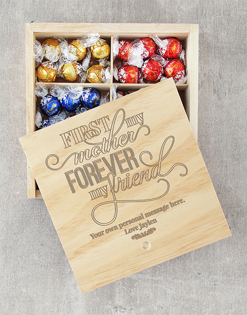 Personalised Forever My Friend Lindt Crate