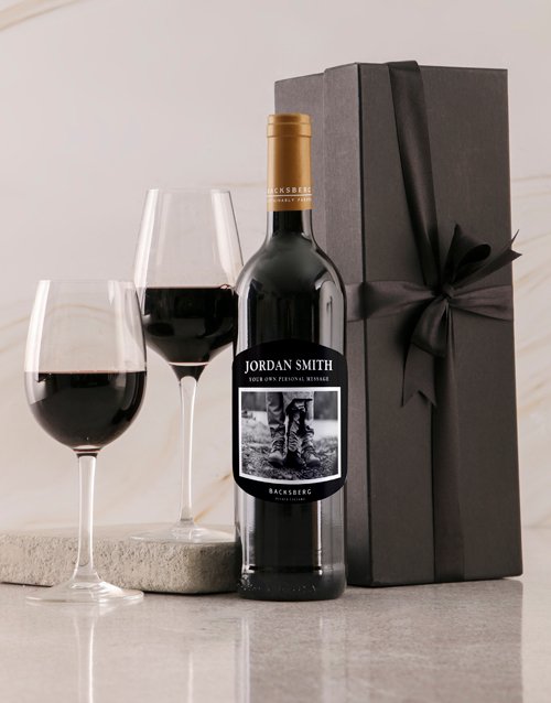 Black Label Backsberg Personalised Wine