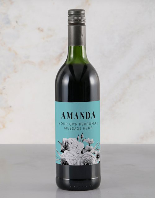 Floral Message Rietvallei Personalised Wine