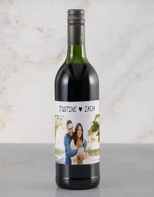 Heartfelt Photo Rietvallei Personalised Wine