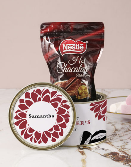 mothers-day Personalised Treat Them Hot Choc Tin