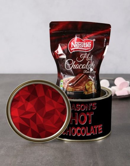 mothers-day Personalised Hot Chocolate Spoils Tin